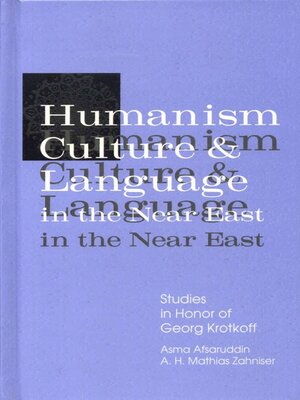 cover image of Humanism, Culture, and Language in the Near East